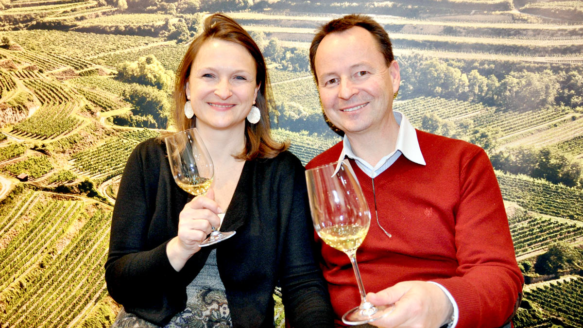 Ihre Weine können sich mit den Besten der Welt messen: Eva und Michael Moosbrugger, Schloss Gobelsburg, Gobelsburg/Österreich