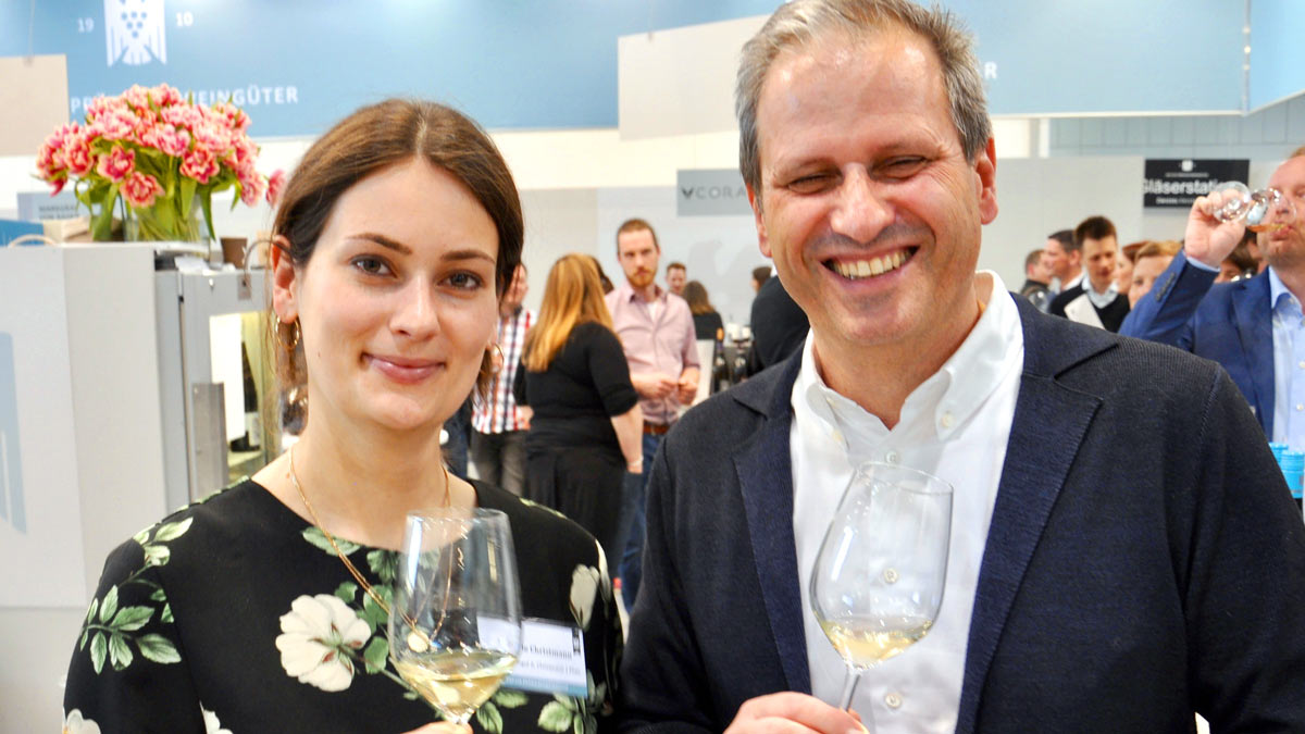 Präsident des VDP: Steffen Christmann und Tochter Sophie, Gimmeldingen