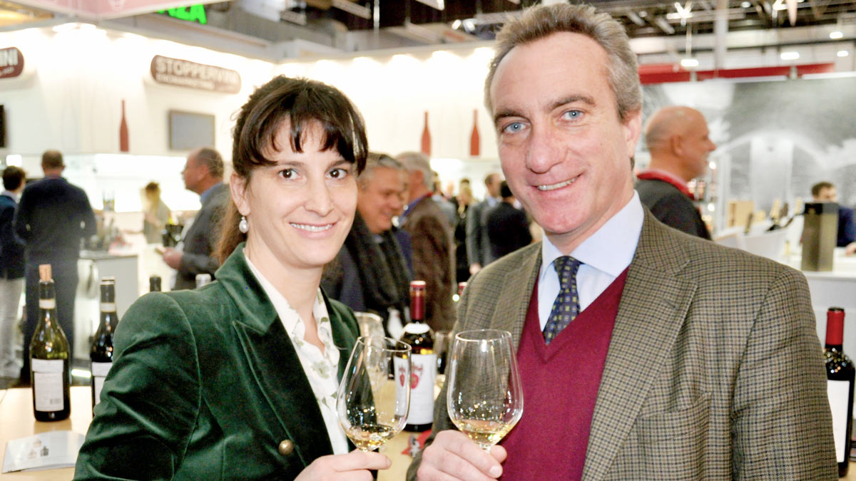 Führen ein Weingut in Rom: Alessandrojacopo Boncompagni Ludovisi und Frau Maria-Carolina