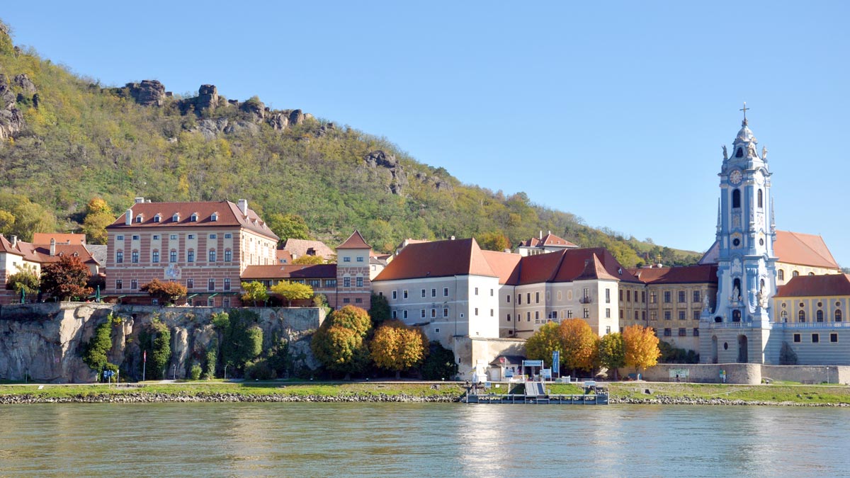 Schloss Dürnstein - Blick von der Wachau