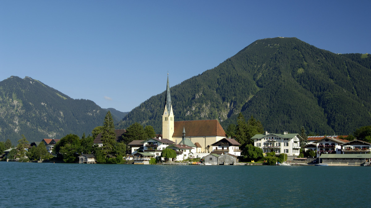 Der Tegernsee: Einer der schönsten Plätze in Bayern. Foto EH