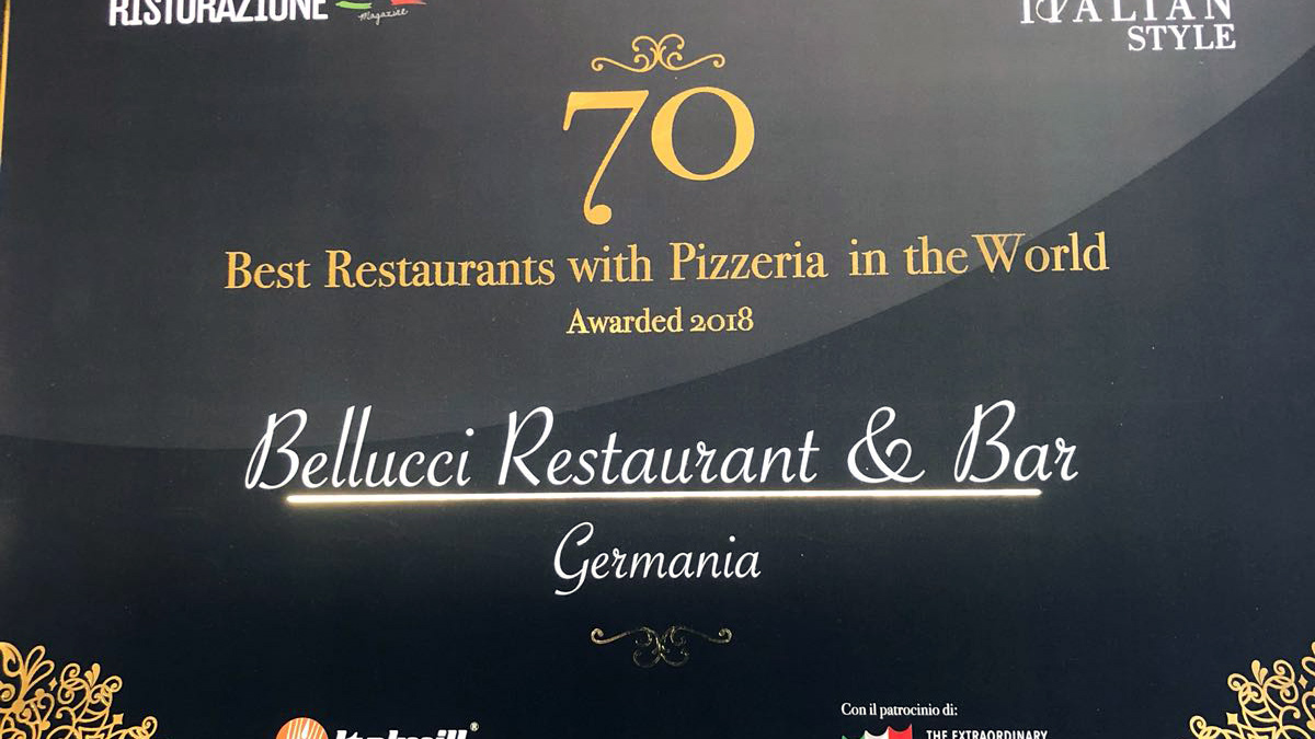 Bellucci - Pizzaaward für eine italienische Institution am Ku'damm