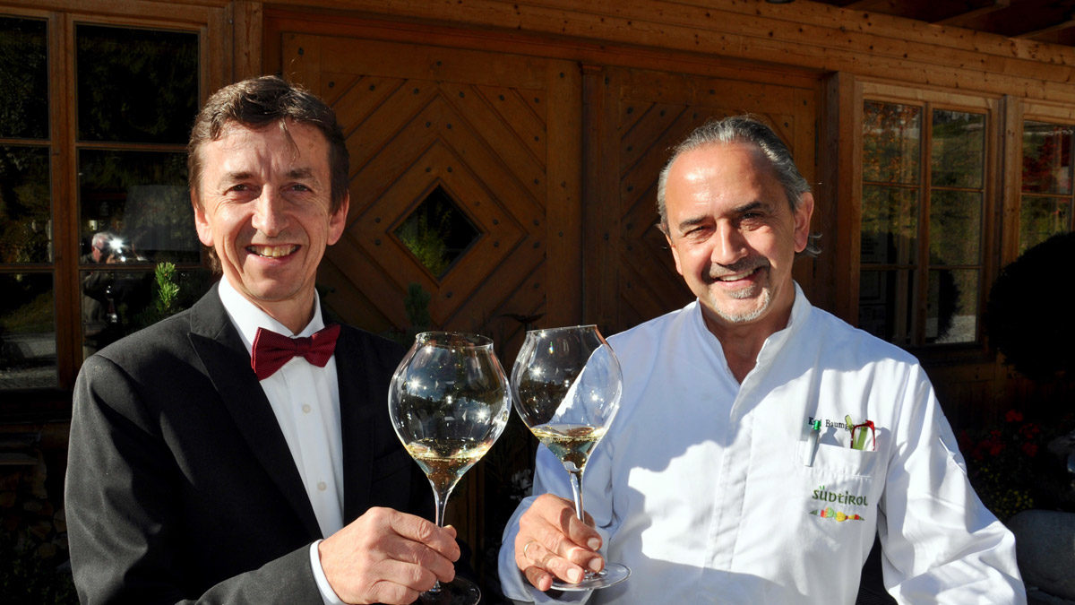 Wer in Südtirol gut essen will, kommt an ihnen nicht vorbei: Siegi und Karl Baumgartner. Foto WR