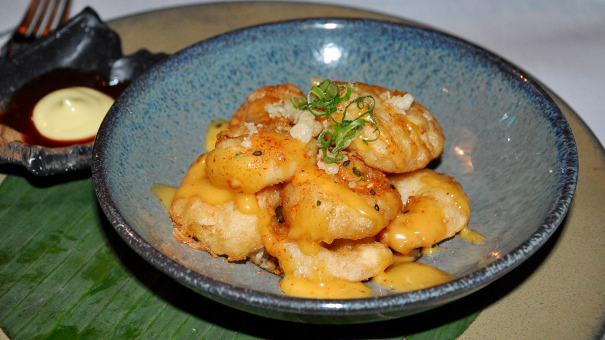 Zanzakan: Spicy Popcorn Shrimps mit scharfer Mayo. Foto WR