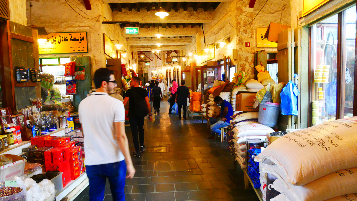 Der Markt in der Altstadt von Doha. Foto JW
