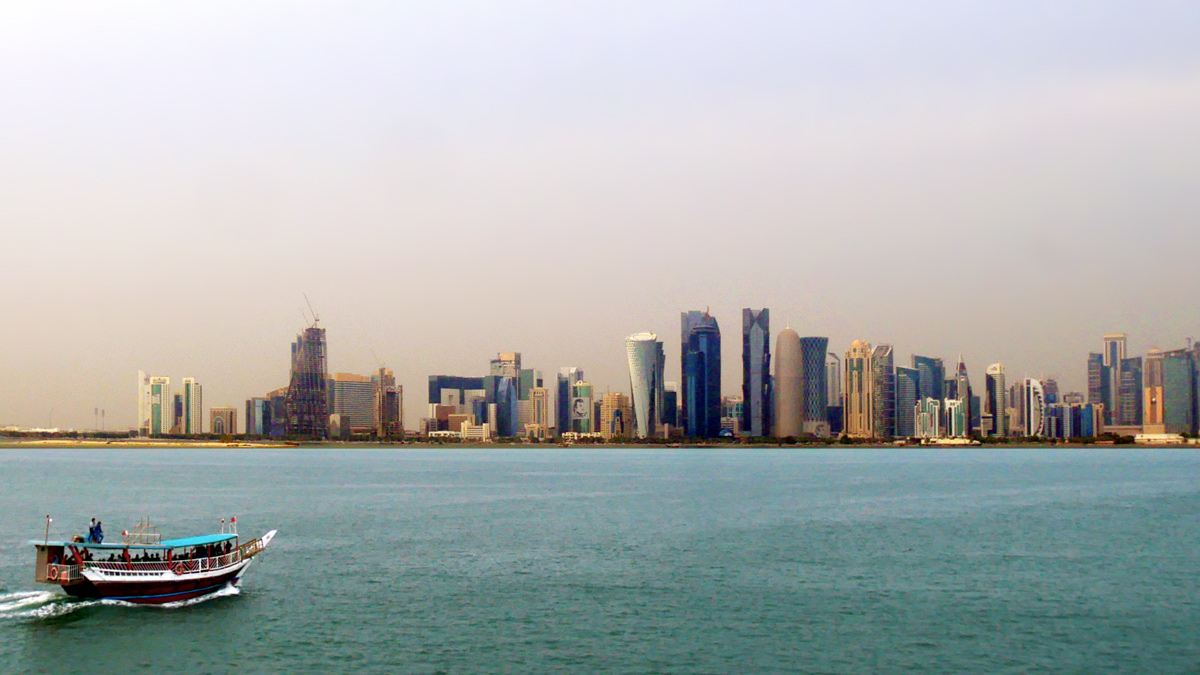 Blick vom Museum für Islamische Kunst auf Doha. Foto JW