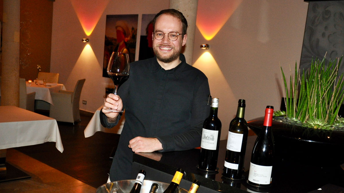 Sommelier Jan Steltner hat ein Gespür für besondere Tropfen. Foto WR