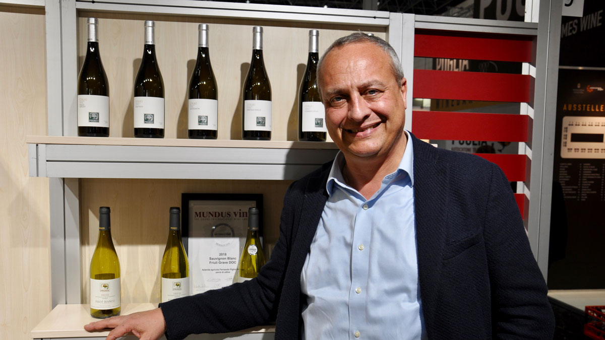 Fernando Pighin, Friaul: Er produziert hervorragende Pinot Grigio. Foto wr