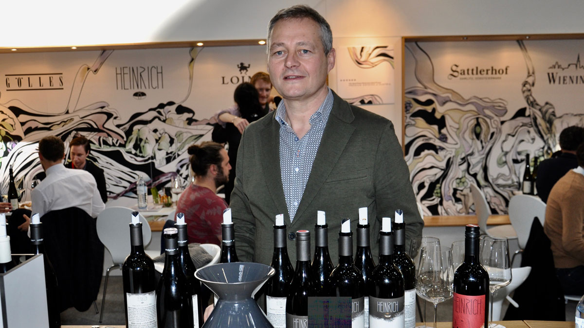 Gernot Heinrich, Burgenland: Seine Rotweine sind eine Klasse für sich. Foto WR