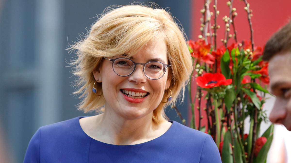 Bundesagrarministerin Julia Klöckner eröffnete die 25. ProWein Messe in Düsseldorf. Foto Messe Dssdf Constanze Tillmann