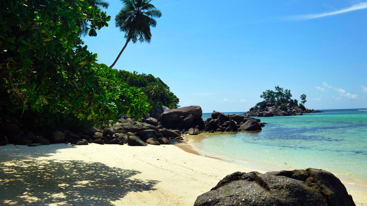 Traumstrand auf Mahé. Foto JW