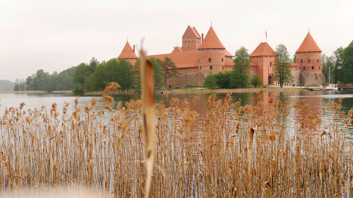 Die Wasserburg Trakai stammt aus dem 14. Jahrhundert. Foto JW