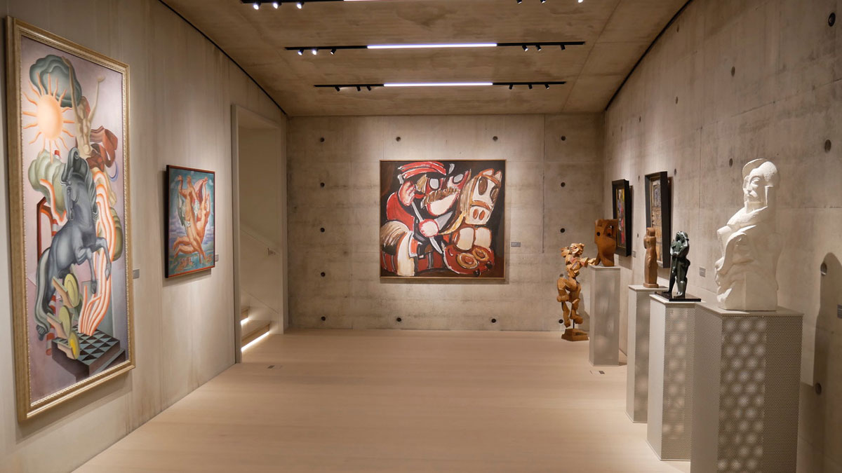 Das Privatmuseum "Tartle" zeigt Werke litauischer Künstler. Foto JW