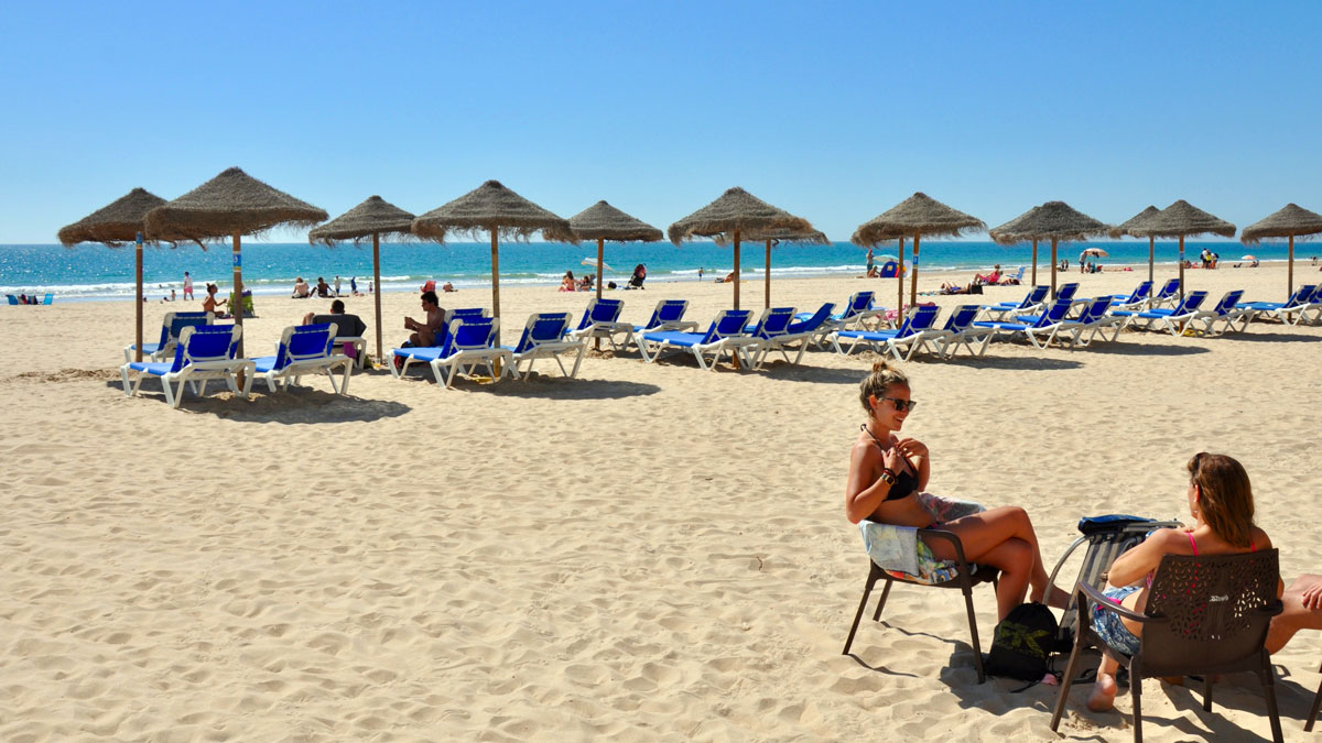 Playa Victoria – der schönste Strand von Cadiz. Foto WR