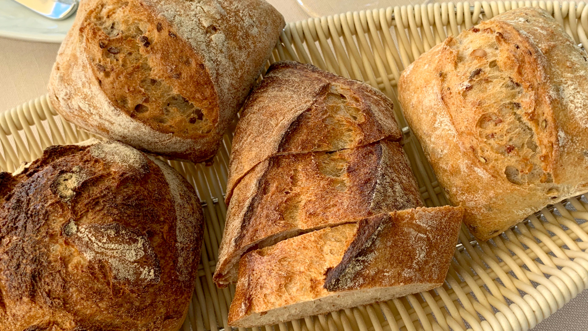 Das köstliche Brot kommt aus der eigenen Bäckerei (Pains Westermann) in der Rue des Orfèvres. Foto WR