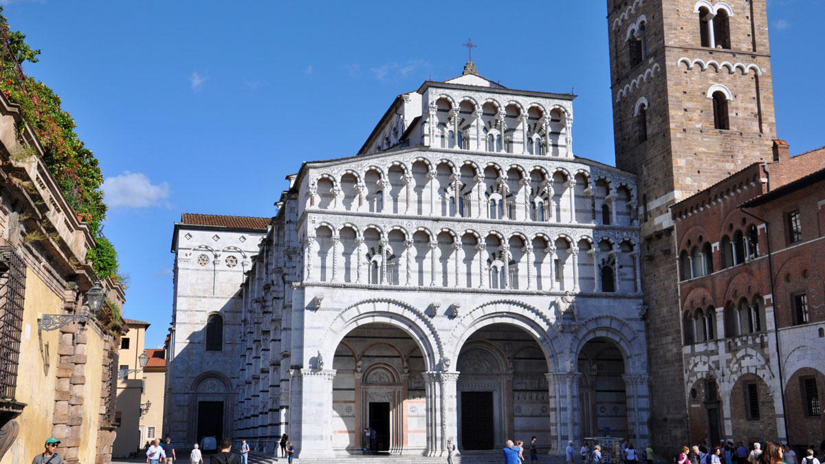 „Kathedrale San Martino“: der Dom in Lucca, eine der wichtigsten Kirchen der Toskana Foto WR