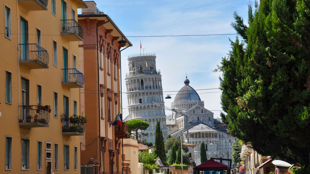 Aus jeder Perspektive interessant: der schiefe Turm von Pisa. Foto WR