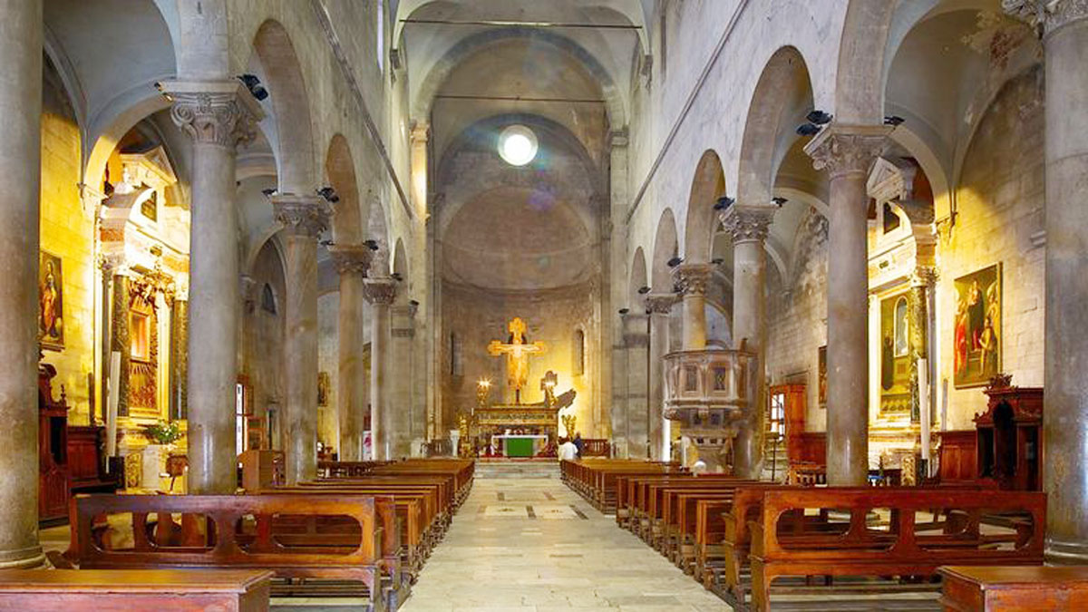 Lucca. Der Innenraum von San Michele del Foro. Foto Lucca tourism