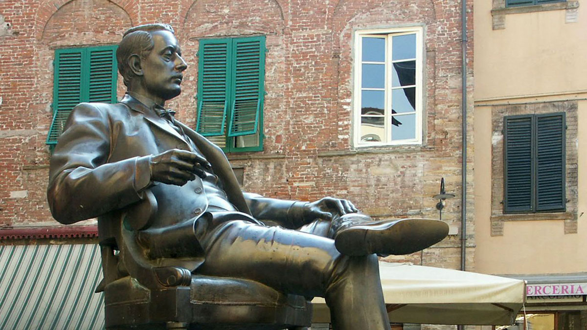 Giacomo Puccini, der berühmteste Sohn der Stadt Lucca. Ohne FZ