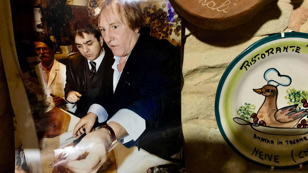 First’s Filets, Montaldo Primo: Auch Schauspieler Gèrard Depardieu probierte schon die aromatischen Produkte Foto WR