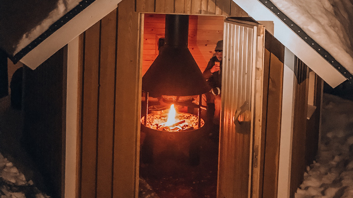 Später am Abend gehts in die Sauna. Foto Inna Hemme