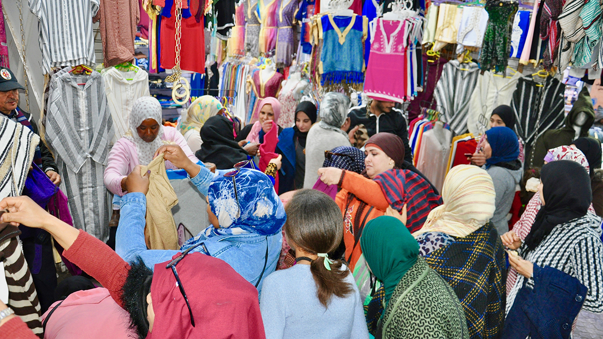 Unzählige Shops in den Souks der Medina. Foto WR