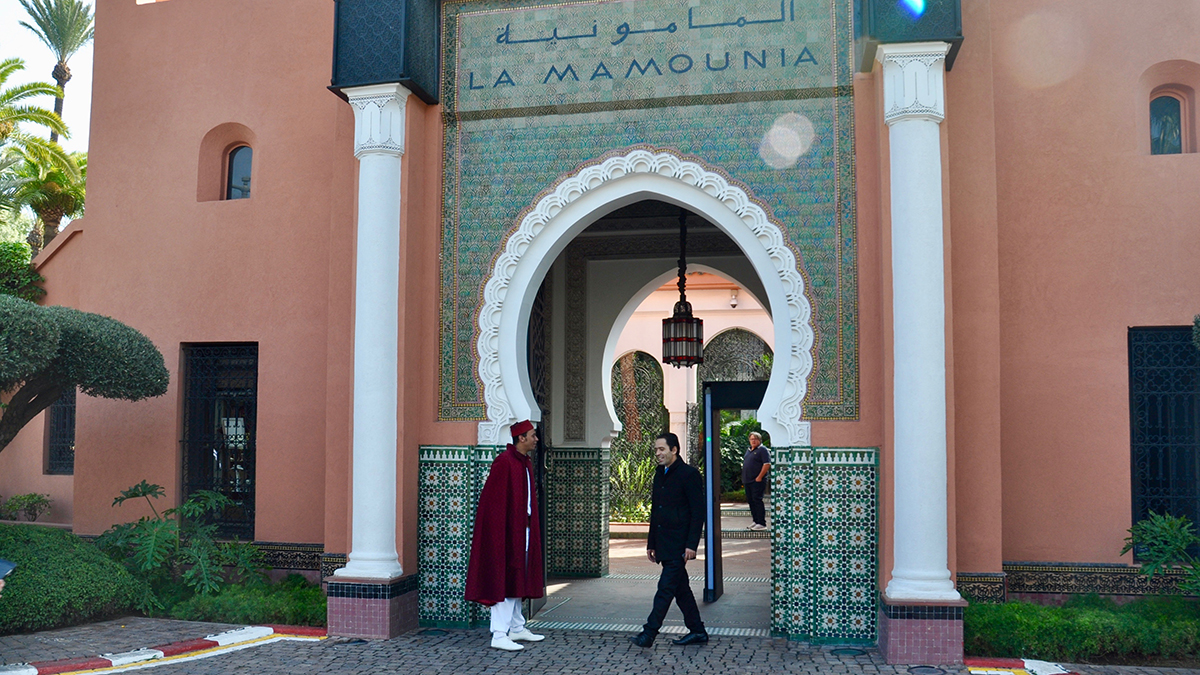 La Mamounia: Eines der schönsten Hotels von Afrika. Foto WR