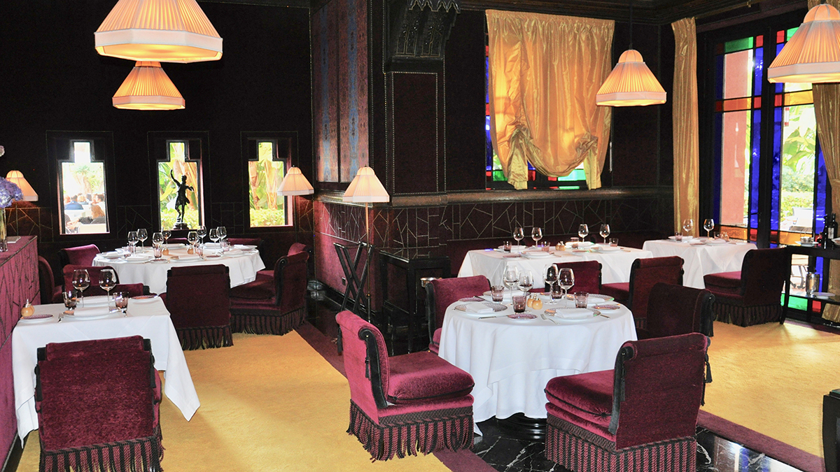 La Mamounia: Eines der eleganten Restaurants des Hotels. Foto WR