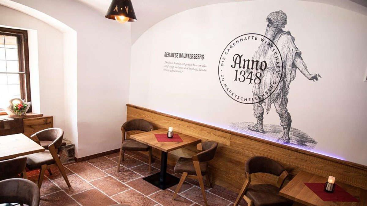 Das neu eröffnete Restaurant "Ano1348": seine Ursprünge liegen im 14. Jahrhundert. Foto WARP3