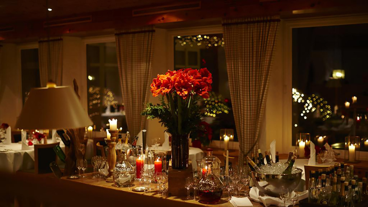 Mehr Romantik geht nicht: Traumhafte Atmosphäre für einen wunderschönen Abend. Foto Alpenhof