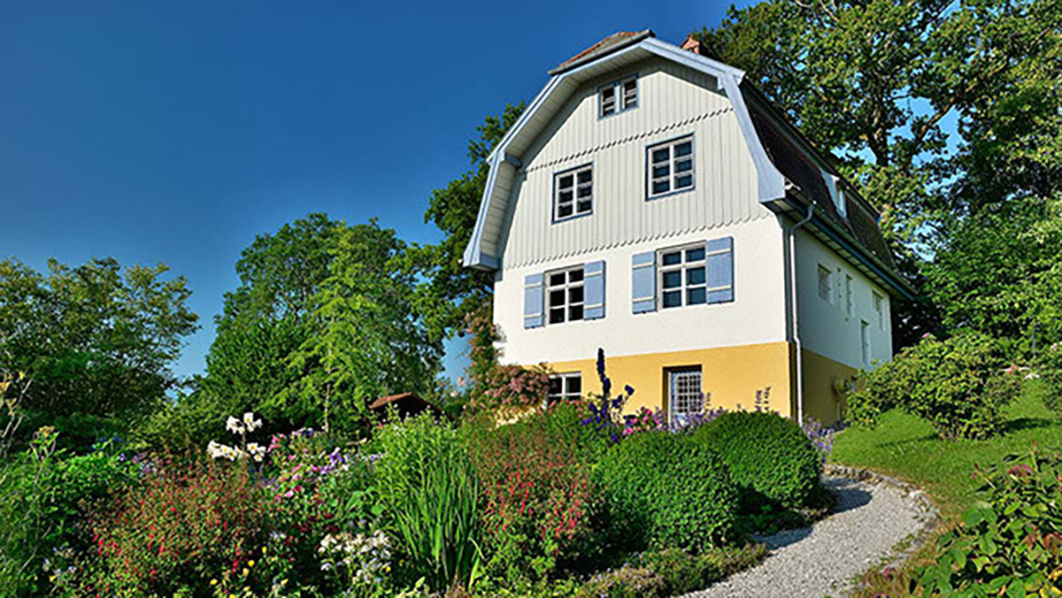 Das Haus von Gabriele Münter in Murnau, im Volksmund auch das „Russenhaus“ genannt