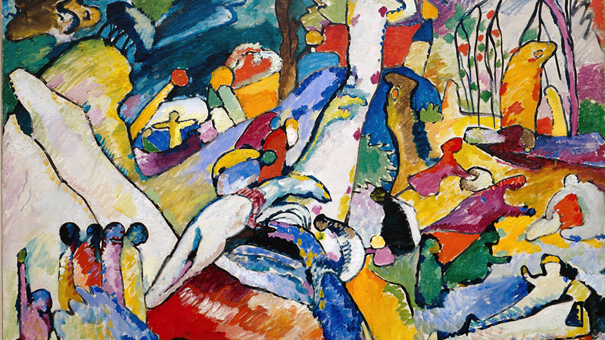 Auch Wassilly Kandinsky fühlte sich im Blauen Land sehr wohl. Er war der Lebensgefährte von Gabriele Münter in Murnau