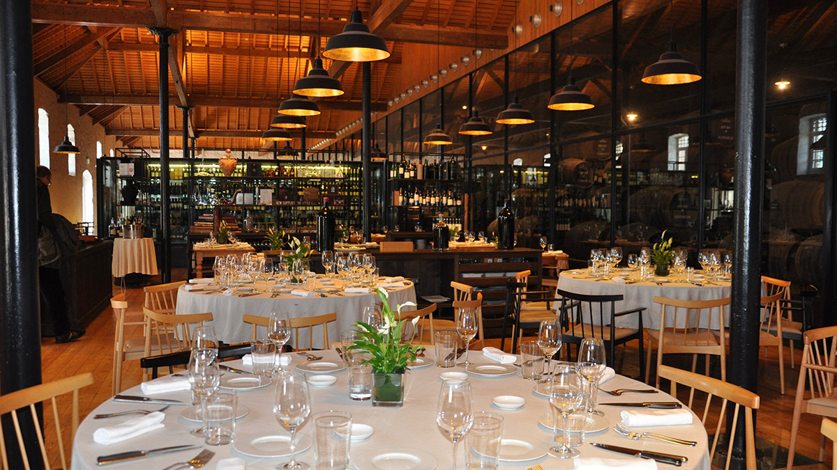 Fine Dining: Elegant das Restaurant der Kellerei. Foto WR