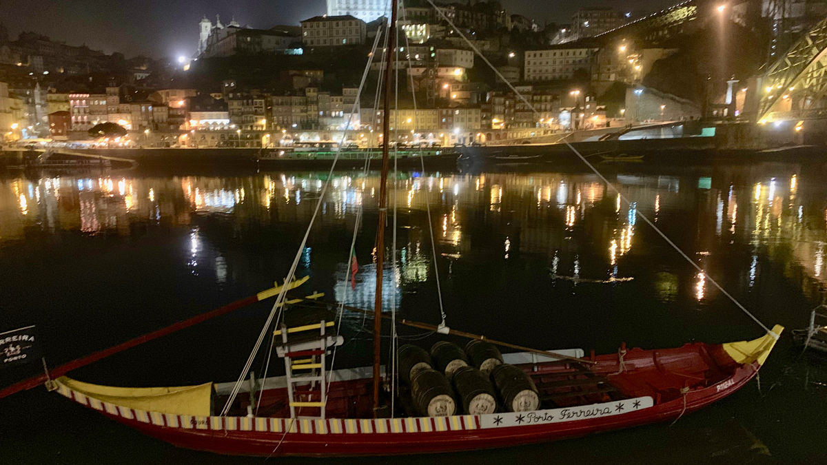 Romantik pur: Der Douro und die Uferpromenade mit ihren Restaurants Foto HvF.