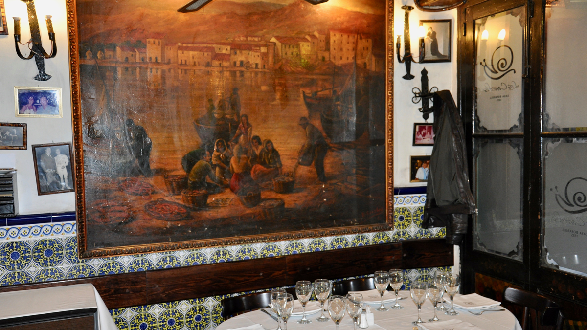 „Los Caracoles“: Das Restaurant gehört zu den ältesten Gasthäusern der Stadt. Foto WR
