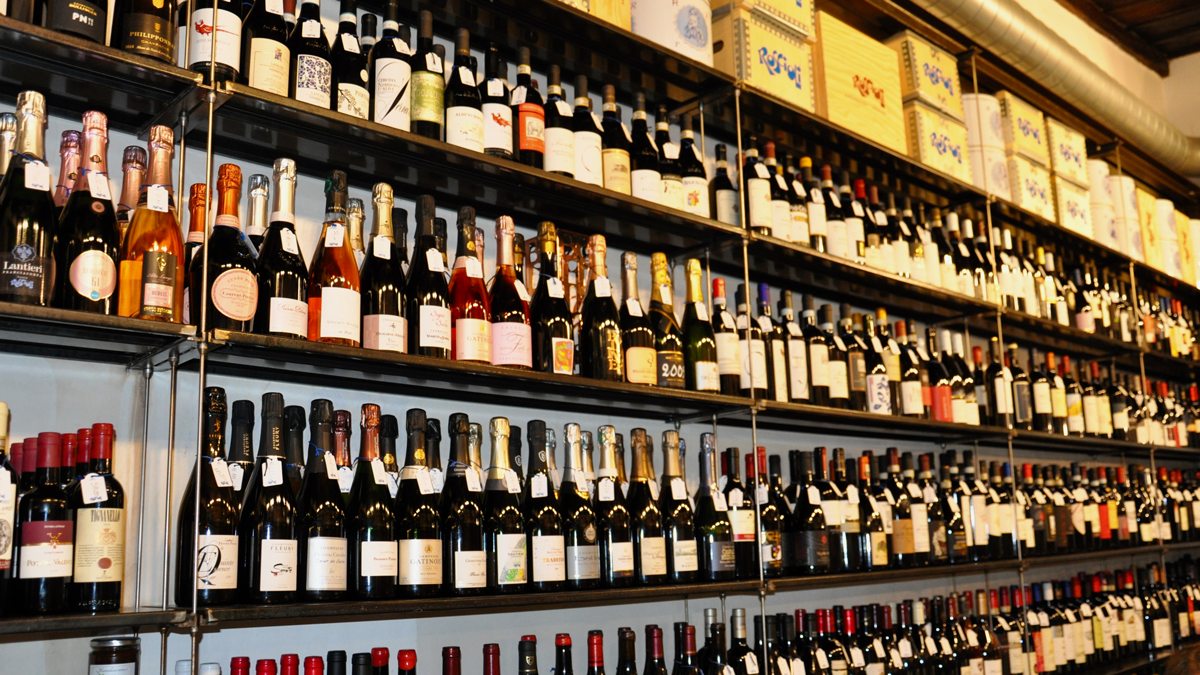 Restaurant/Shop/Bar Roscioli, Nähe Campo de Fiori: Hier findet jeder Wein-Connaisseur seinen Favoriten. Foto WR