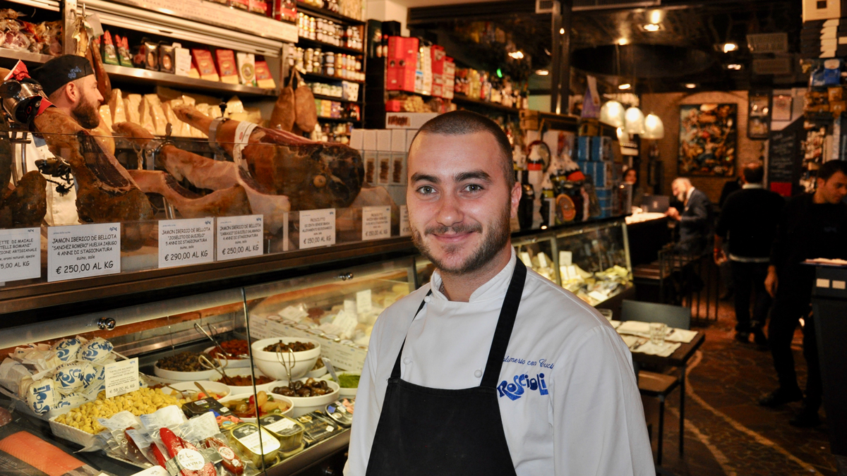 Shop & Restaurant Roscioli: Hier trifft man auch die besten Köche von Rom. Foto WR