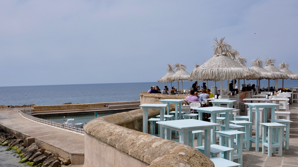 Gallipoli: Freie Plätze mit Blick auf das Meer in der Hochsaison? Im Juli/August bis Mitte September schwierig. Foto WR